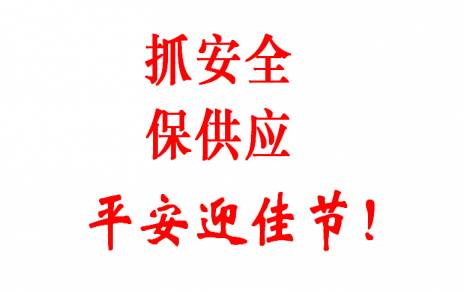 查隱患 促安全 保供應(yīng) 賀新春！